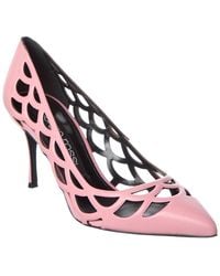 Sergio Rossi - Mermaid 75 Leather Pump - Lyst