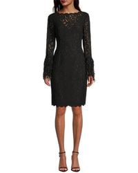 Shani - Lace Novelty Mini Dress - Lyst