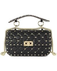 Tiffany & Fred Paris - Quilted & Studded Leather Crossbody - Lyst