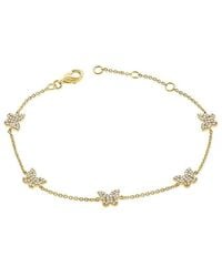 Sabrina Designs - 14k 0.40 Ct. Tw. Diamond Butterfly Bracelet - Lyst
