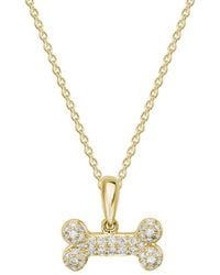Diamond Select Cuts - 14k Diamond Pendant Necklace 0.12 Ct. - Lyst
