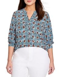 NIC+ZOE - Plus Sand Dollar Top - Lyst