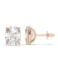 Lab Grown Diamonds - 14K Rose 3.00 Ct. Tw. Lab-Grown Diamond Earrings - Lyst
