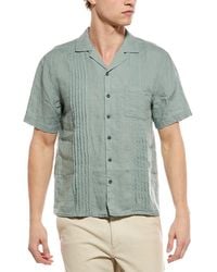 Onia - Linen Pintuck Camp Shirt - Lyst