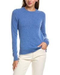 InCashmere - Basic Crewneck 100% Cashmere Sweater - Lyst