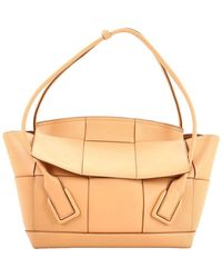 Bottega Veneta - Maxi Intrecciato Leather Arco Bag Medium (Authentic Pre- Loved) - Lyst