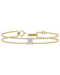 Lab Grown Diamonds - 18K Plated 1.00 Ct. Tw. Lab-Grown Diamond Bracelet - Lyst