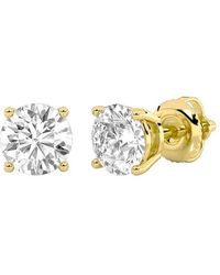 Lab Grown Diamonds - 14K 1.00 Ct. Tw. Lab-Grown Diamond Earrings - Lyst