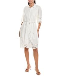 Nanette Lepore - Linen-Blend Mini Dress - Lyst