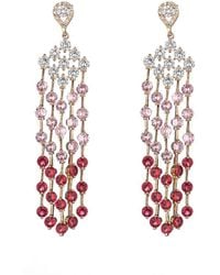 Eye Candy LA - Cz Jean Fringe Earrings - Lyst