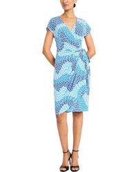 Maggy London - Matte Jersey Wrap Dress - Lyst