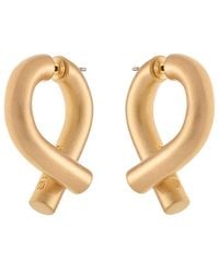 Reiss - Taylor Tubular Metal Hoop Earrings - Lyst