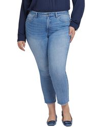 NYDJ - Plus Sheri Blue Valley Ankle Crop Jean - Lyst