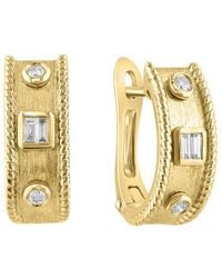 Effy Fine Jewelry - 14K 0.16 Ct. Tw. Diamond Earrings - Lyst