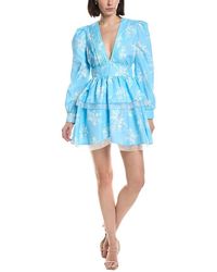 HL Affair - Long Sleeve Mini Dress - Lyst