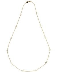 Suzy Levian - 14k 1.30 Ct. Tw. Diamond Station Necklace - Lyst