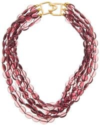 Kenneth Jay Lane - Beaded Necklace - Lyst