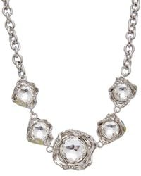 Oscar de la Renta - Crystal Nest Necklace - Lyst
