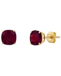 MaxColor - 14k 4.50 Ct. Tw. Lab-grown Ruby Studs - Lyst