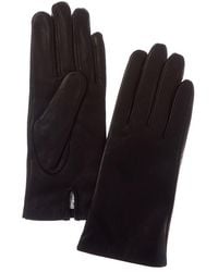Sofiacashmere - Sofiacashmere Classic Cashmere-Lined Nappa Leather Gloves - Lyst