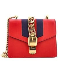 Gucci - Sheep Leather Sylvie Chain Shoulder Bag Mini (Authentic Pre-Loved) - Lyst