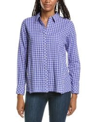 Foxcroft - Cassie Warm Plaid Shirt - Lyst