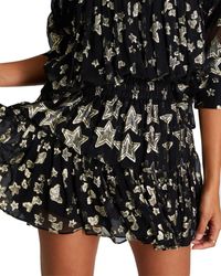 LoveShackFancy Ruffle Mini Skirt - Black