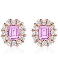 Suzy Levian CZ Jewelry - Suzy Levian Gala Collection Cz Stud Earrings - Lyst