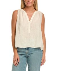Velvet By Graham & Spencer - Tacy Linen Top - Lyst
