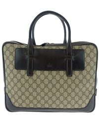 Gucci - GG Supreme Canvas Business Handbag (authentic Pre-loved) - Lyst