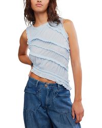 Free People - Sands Smocked Top - Lyst