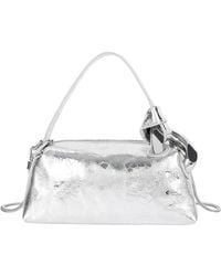 Tiffany & Fred Paris - Tiffany And Fred Paris Metallic Leather Mini Top Handle - Lyst
