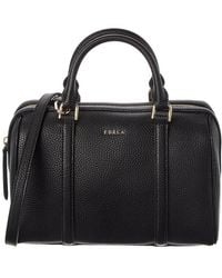 Furla - Mialissa Leather Boston Bag - Lyst