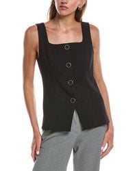Laundry by Shelli Segal - Button Up Vest - Lyst