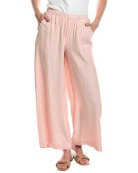 Splendid - Linen Blend Palazzo Pant - Lyst