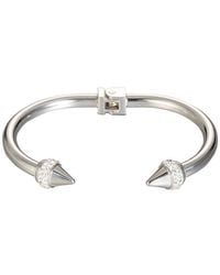 Eye Candy LA - Luxe Titanium Cz Leah Cuff Bracelet - Lyst