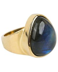 TIRAMISU - Gold Over Silver 14.75 Ct. Tw. Labradorite Ring - Lyst