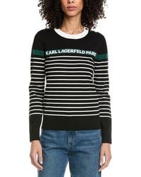 KARL LAGERFELD - Striped Klp Sweater - Lyst