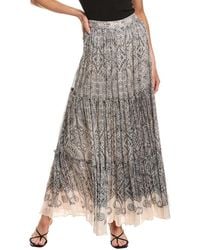 Hemant & Nandita - Tiered Maxi Skirt - Lyst
