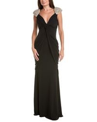 Issue New York - Solid Embellished Maxi Dress - Lyst