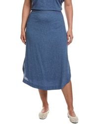 NIC+ZOE - Plus Rumba Linen Dip Skirt - Lyst