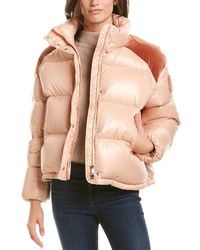 Moncler Chouette Down Coat - Pink