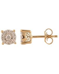 Lab Grown Diamonds - Plated 0.25 Ct. Tw. Lab-Grown Diamond Studs - Lyst