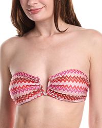 Ramy Brook - Chevron Jaedyn Bikini Top - Lyst