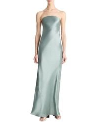 Vince - Strapless Maxi Dress - Lyst