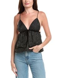 Ganni - Jacquard Strap Top - Lyst