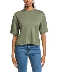 Vince - Wide Sleeve Crop T-Shirt - Lyst