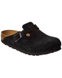 Birkenstock - Boston Bs Suede Clog - Lyst