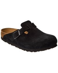 Birkenstock - Boston Bs Suede Clog - Lyst