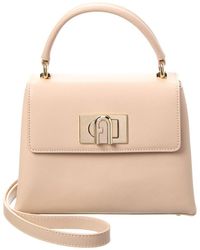 Furla - 1927 Mini Top Handle Leather Satchel - Lyst